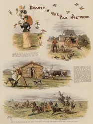 Beleza no Far Nor &39;West (chromolitho)